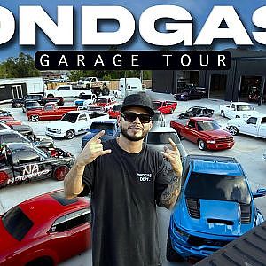 He has the CRAZIEST Truck Collection in Houston (ONDGAS Compound)