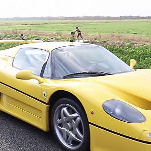 Dragged behind a Ferrari F50 ! Wakeboarding