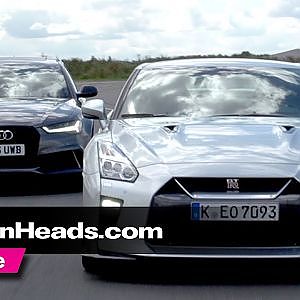 2017 Nissan GT-R vs Audi RS6 Avant Performance | PH Battle | PistonHeads