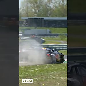 Nicki Thiim crashes Abt Lamborghini | DTM 2025 Oschersleben