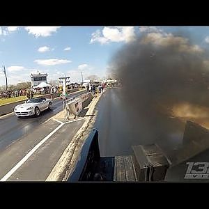 TX2K13 - 1100hp Truck smokes Supercharged Viper - YouTube